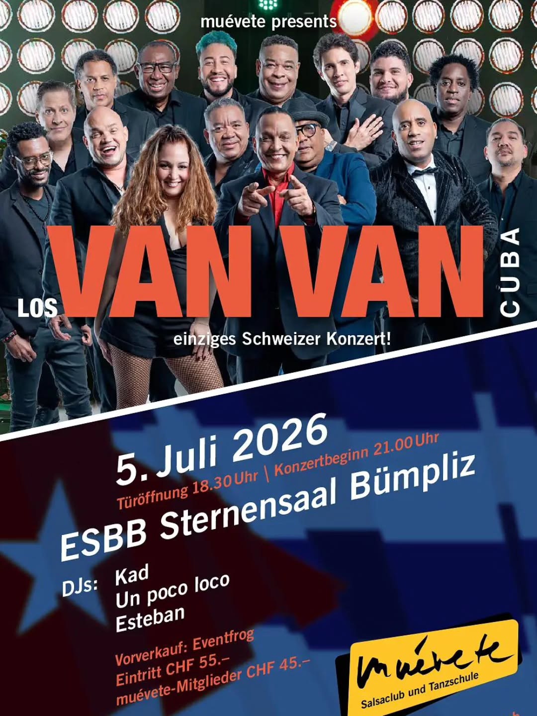 Konzert mit Los Van Van, Cuba